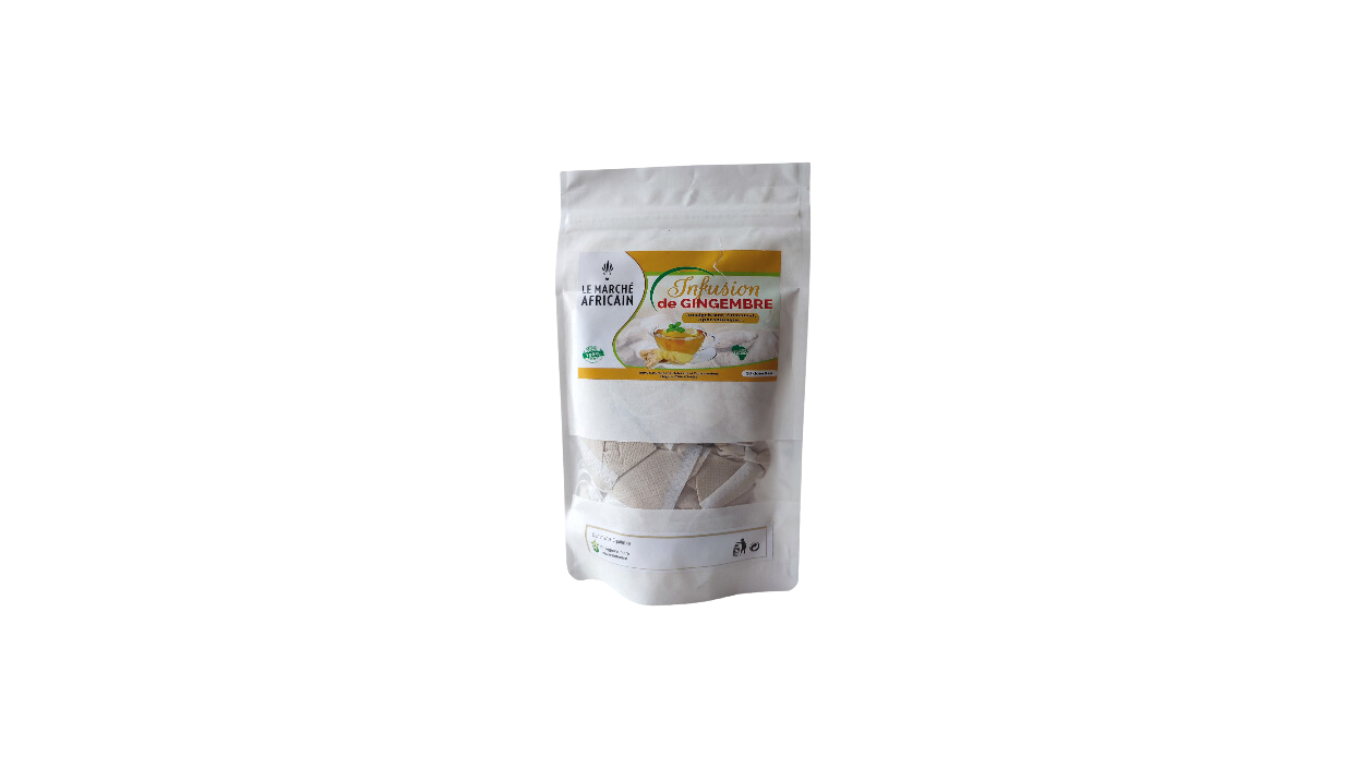 Infusion de gingembre - 20 sachets - Le marché africain