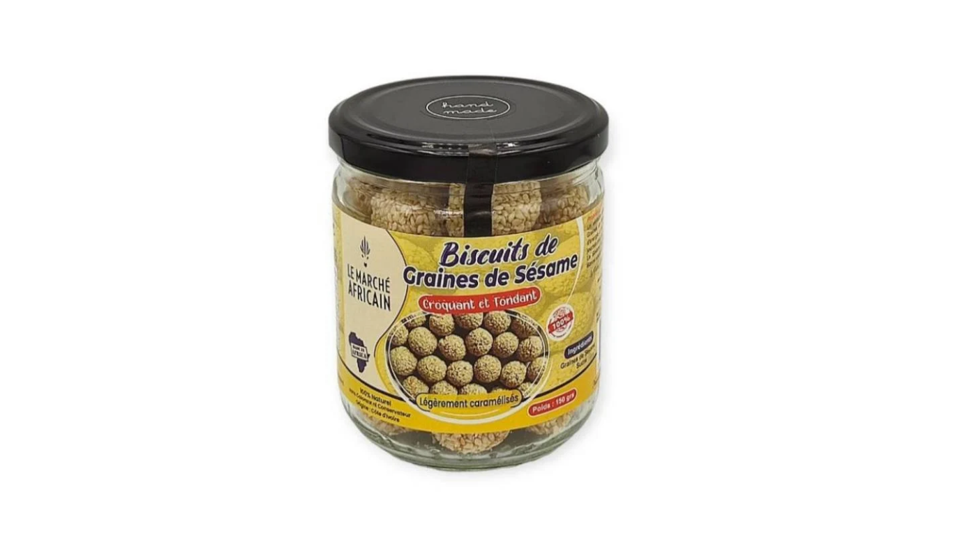 Biscuits graines de sésame - Le marché africain - 150gr
