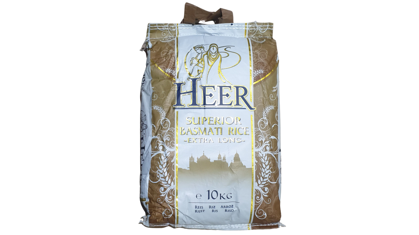 Riz basmati extra long, Heer. 10 kg.