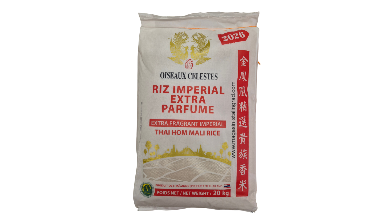 Riz impérial extra parfumé 2026, 20kg