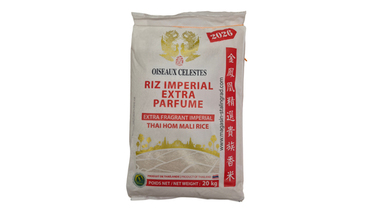 Riz impérial extra parfumé 2026, 20kg