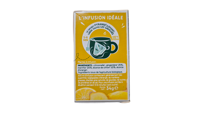Thé gingimbre citron, Racine, 34g.
